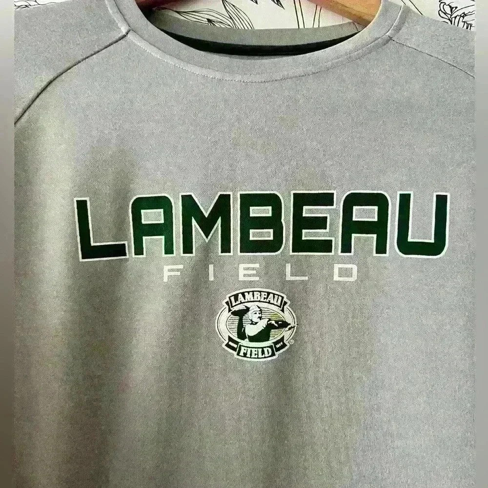 Green Bay Packers Lambeau Field Sweatshirt - Lightweight - with Front Pockets - Picture 2 of 3